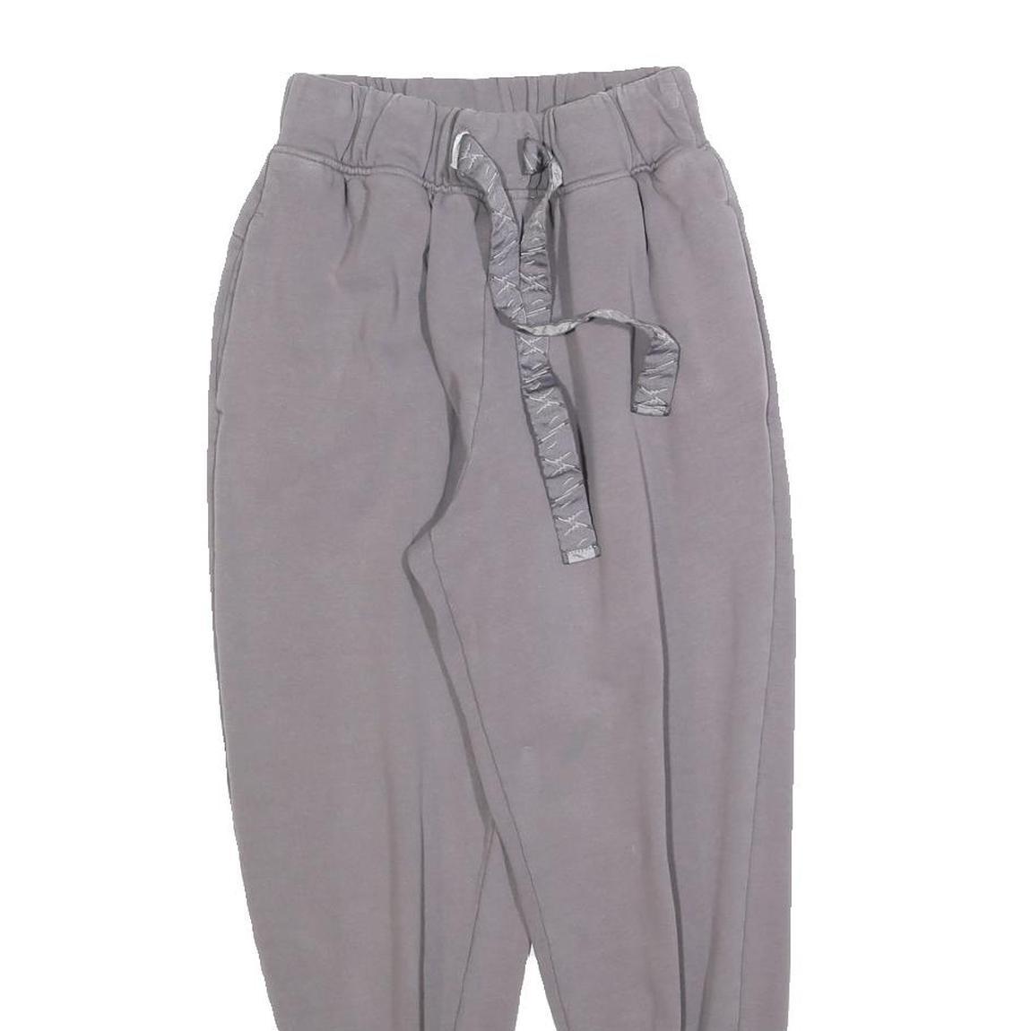 GYMSHARK Womens Joggers Grey XS W24 L25 Slim Tapered Fit Cotton Blend Casual