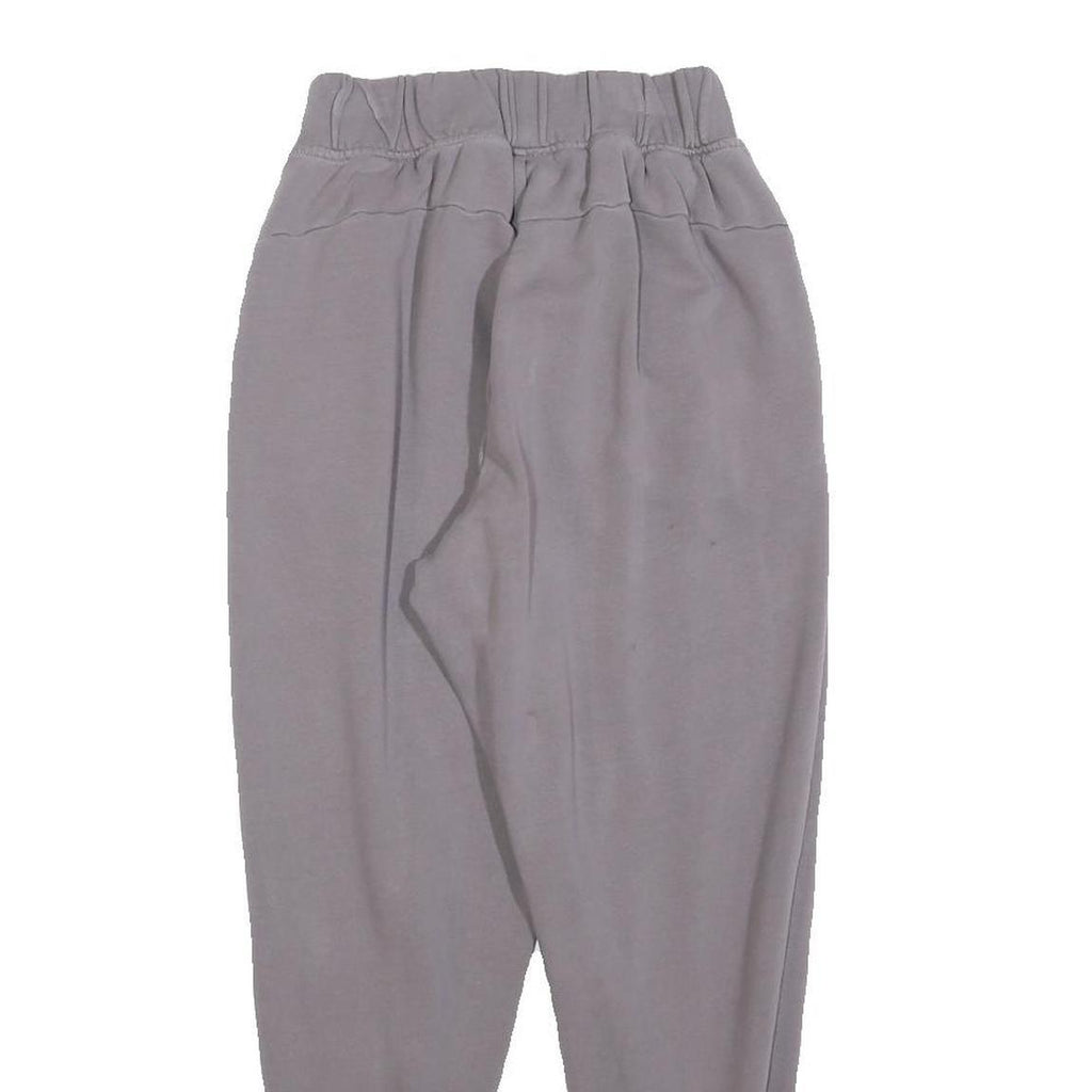 GYMSHARK Womens Joggers Grey XS W24 L25 Slim Tapered Fit Cotton Blend Casual