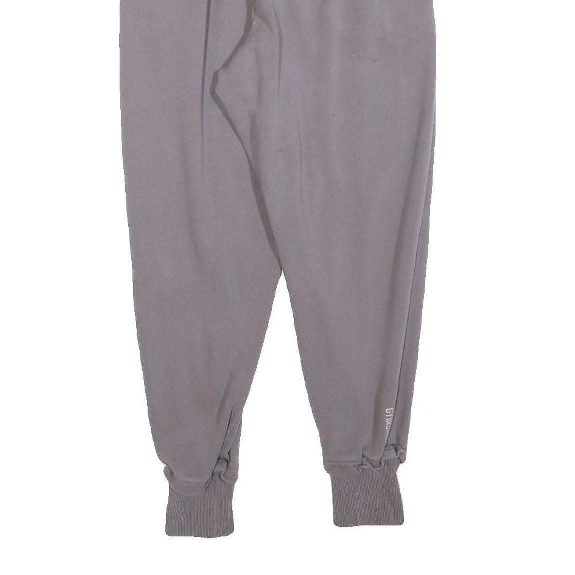 GYMSHARK Womens Joggers Grey XS W24 L25 Slim Tapered Fit Cotton Blend Casual