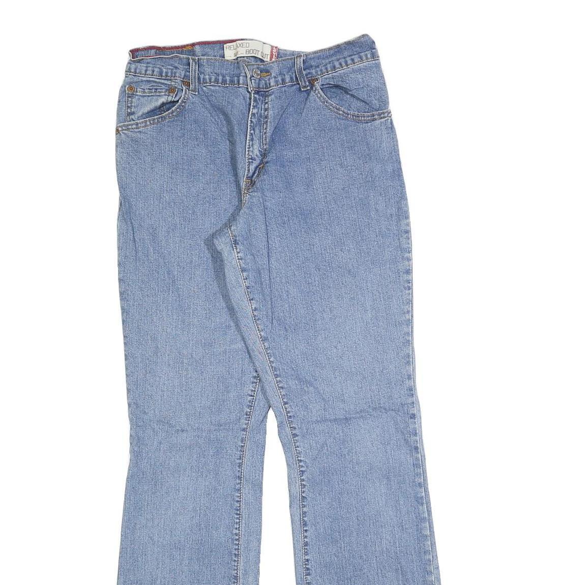 LEVI'S 550 Straight Womens Jeans Light Blue Relaxed Straight Denim W30 L32