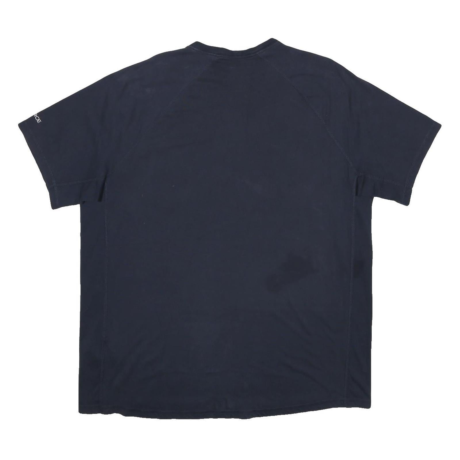 CARHARTT Mens Navy Blue Pocket T-Shirt XL Short Sleeve Crew Neck Cotton Blend