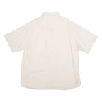 WOODPECKER Mens Plain Shirt Beige 2XL