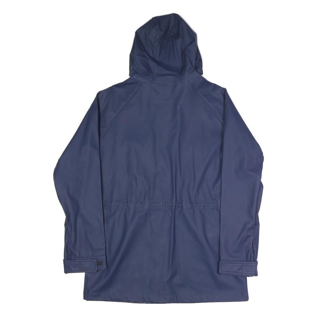 PENFIELD Womens Blue Jacket L Polyester Blend Plain Hooded Zip Outdoor Casual