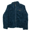 PENDLETON Womens Fleece Coat Blue Wool XL