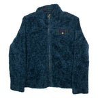 PENDLETON Womens Fleece Coat Blue Wool XL