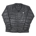 THE NORTH FACE Mens Black Outdoor Jacket XL Polyester Blend Quilted Zip