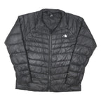 THE NORTH FACE Mens Black Outdoor Jacket XL Polyester Blend Quilted Zip