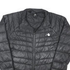 THE NORTH FACE Mens Black Outdoor Jacket XL Polyester Blend Quilted Zip
