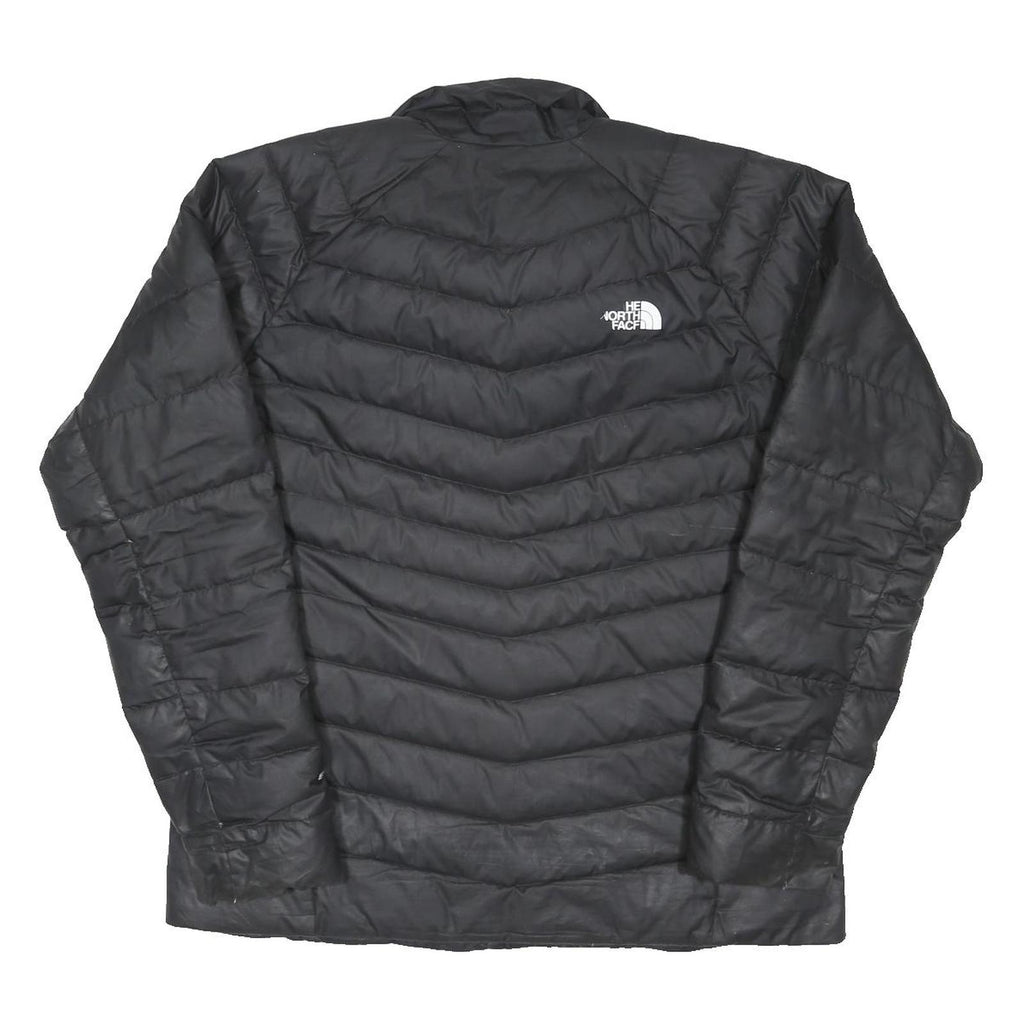 THE NORTH FACE Mens Black Outdoor Jacket XL Polyester Blend Quilted Zip