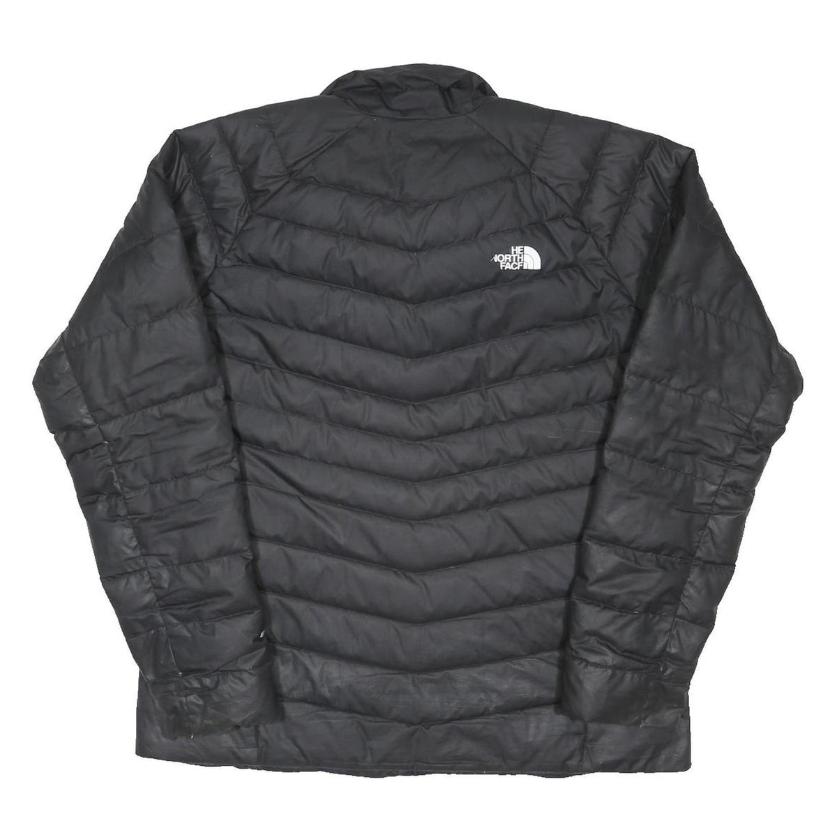 THE NORTH FACE Mens Black Outdoor Jacket XL Polyester Blend Quilted Zip