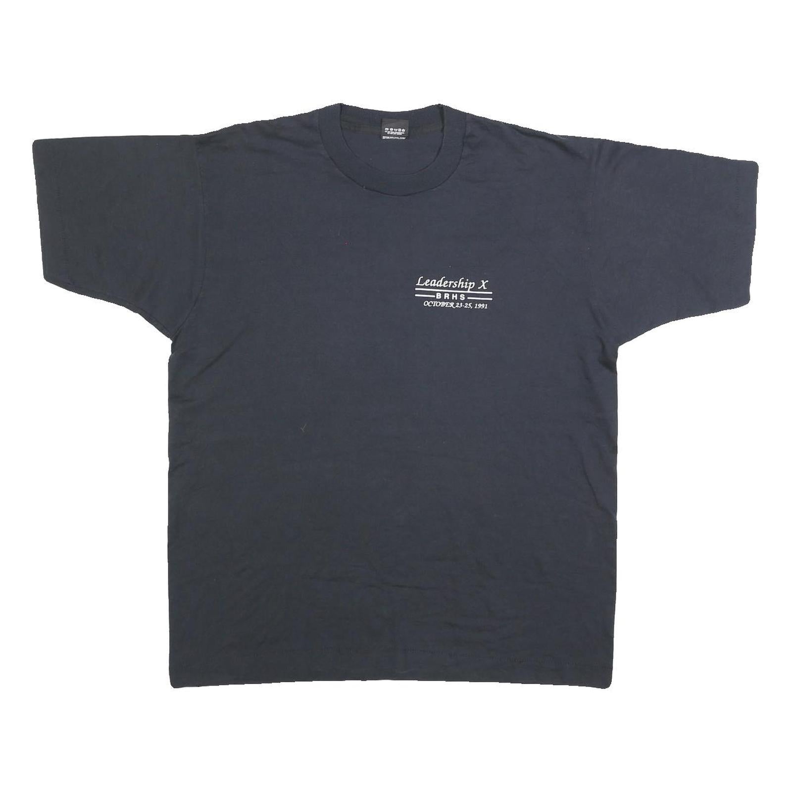 SCREEN STARS BEST Mens Black Graphic T-Shirt XL Short Sleeve Crew Neck