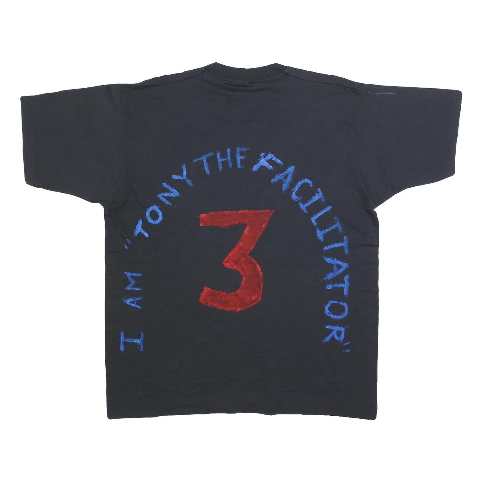 SCREEN STARS BEST Mens Black Graphic T-Shirt XL Short Sleeve Crew Neck