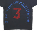 SCREEN STARS BEST Mens Black Graphic T-Shirt XL Short Sleeve Crew Neck