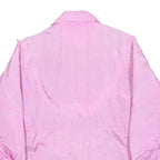 LOOK & BUY Womens Pink Casual Zip Jacket L Polyester Blend Lightweight