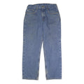 CARHARTT Mens Jeans Blue Regular Straight Denim Medium W33 L30 Workwear