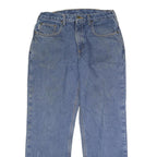 CARHARTT Mens Jeans Blue Regular Straight Denim Medium W33 L30 Workwear