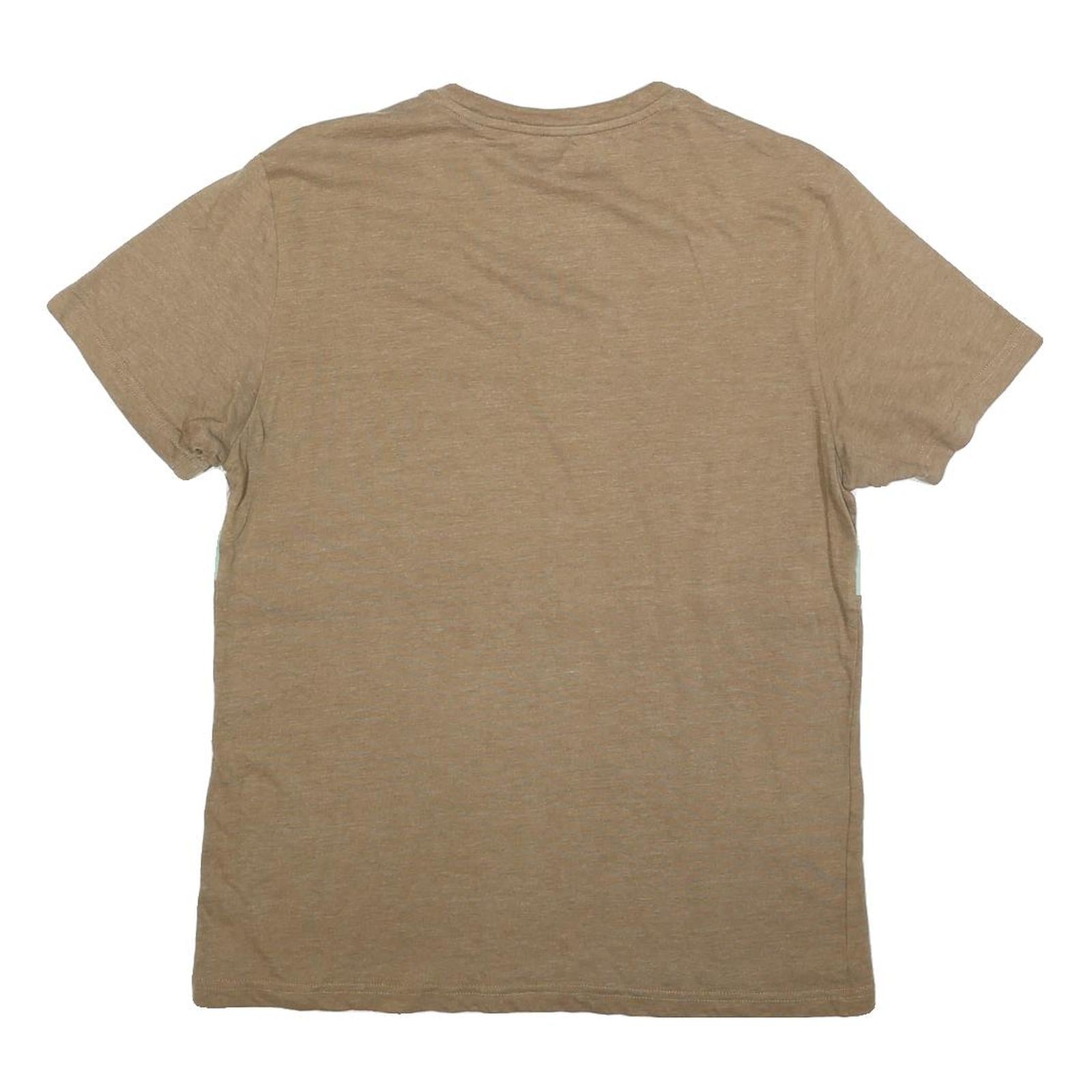 LEVI'S Mens Beige White & Mint Graphic T-Shirt M Short Sleeve Crew Neck Casual