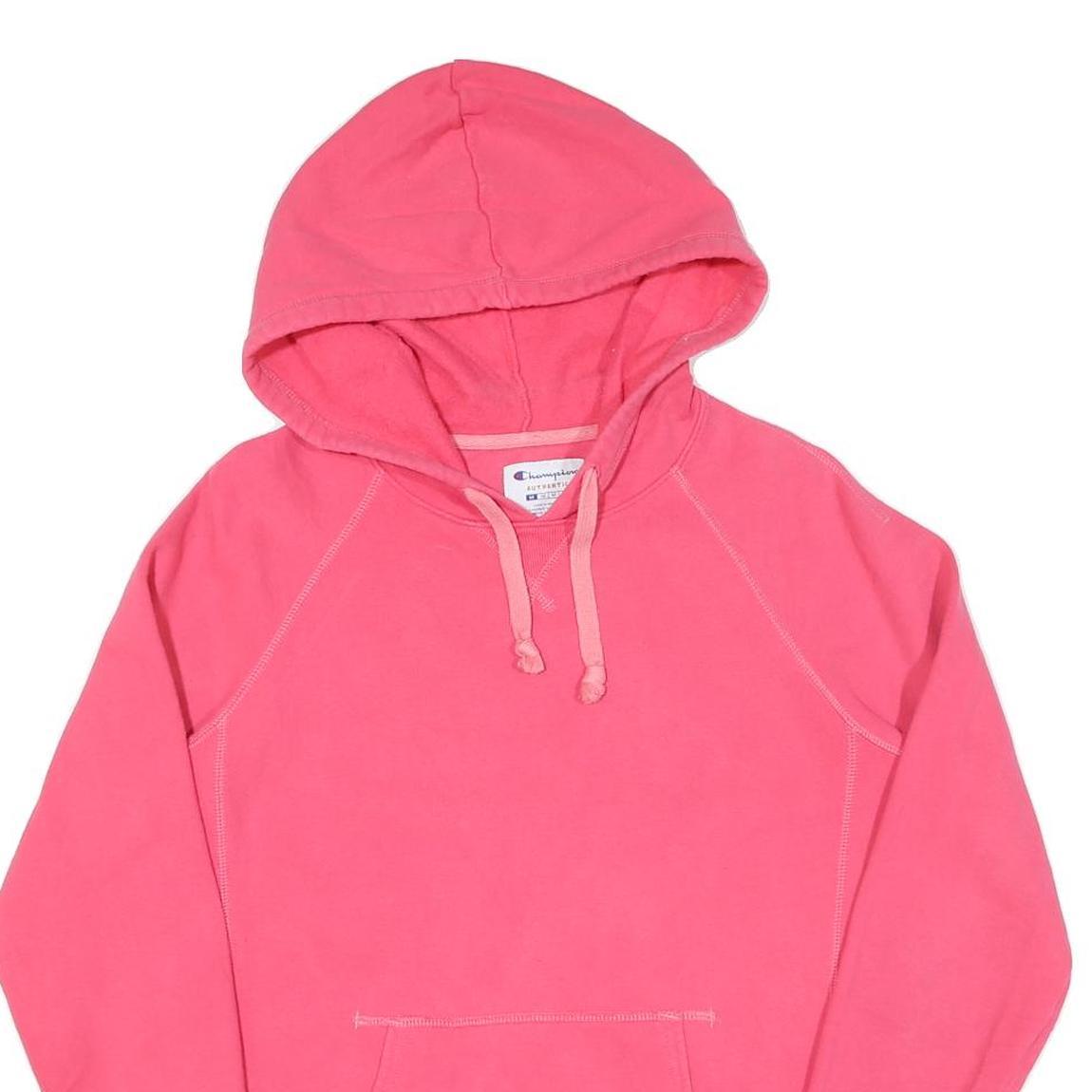 CHAMPION Womens Pink Hoodie M Casual Cotton Pullover Sweatshirt