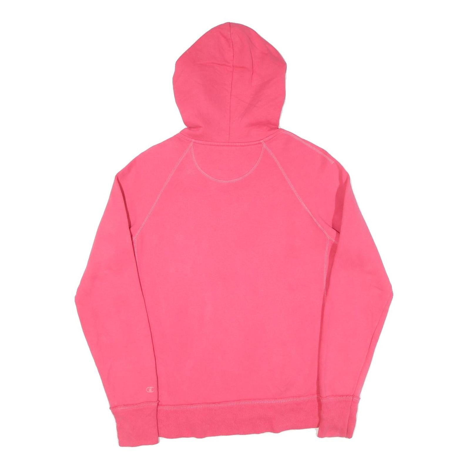 CHAMPION Womens Pink Hoodie M Casual Cotton Pullover Sweatshirt