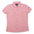 MAMMUT Womens Pink Check Shirt S Outdoor Hiking Performance Breathable