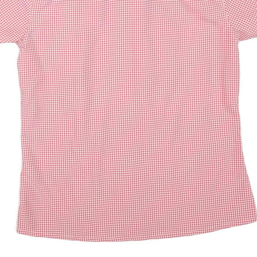 MAMMUT Womens Pink Check Shirt S Outdoor Hiking Performance Breathable