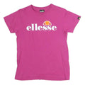 ELLESSE Womens Pink Cotton Graphic T-Shirt S Short Sleeve Crew Neck Casual