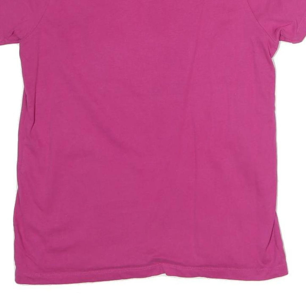 ELLESSE Womens Pink Cotton Graphic T-Shirt S Short Sleeve Crew Neck Casual