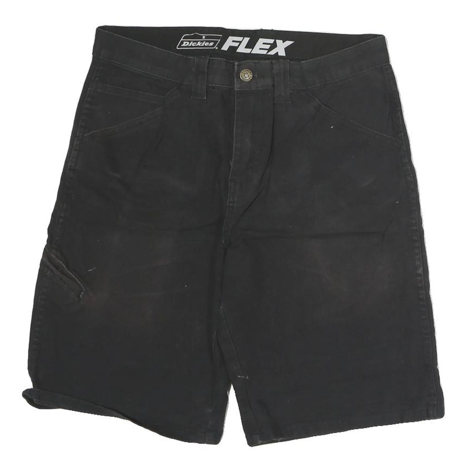 DICKIES Mens Shorts Black Casual L W32 Durable Cotton Workwear