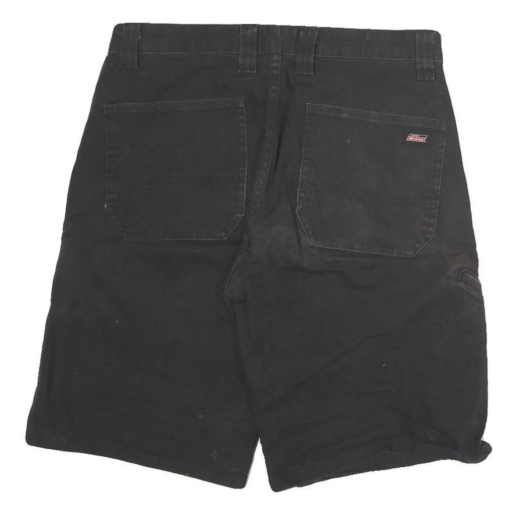 DICKIES Mens Shorts Black Casual L W32 Durable Cotton Workwear