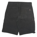 DICKIES Mens Shorts Black Casual L W32 Durable Cotton Workwear