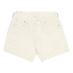 LEVI'S Womens White Cotton Casual Shorts M W30 Classic Fit Denim Summer