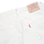 LEVI'S Womens White Cotton Casual Shorts M W30 Classic Fit Denim Summer