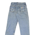 CARHARTT Mens Light Blue Regular Fit Straight Denim Jeans W28 L30 Classic Cotton