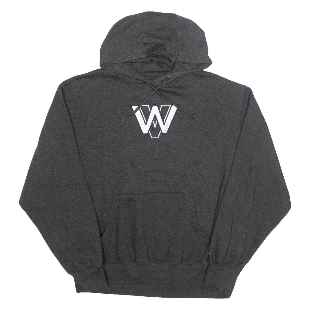 BLUE 84 WV Mens Grey Hoodie 90s L