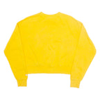 CHAMPION Womens Sweatshirt Yellow S