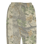 Mens Joggers Beige Camouflage L W28 L29 Casual Cotton Blend Elastic Waist