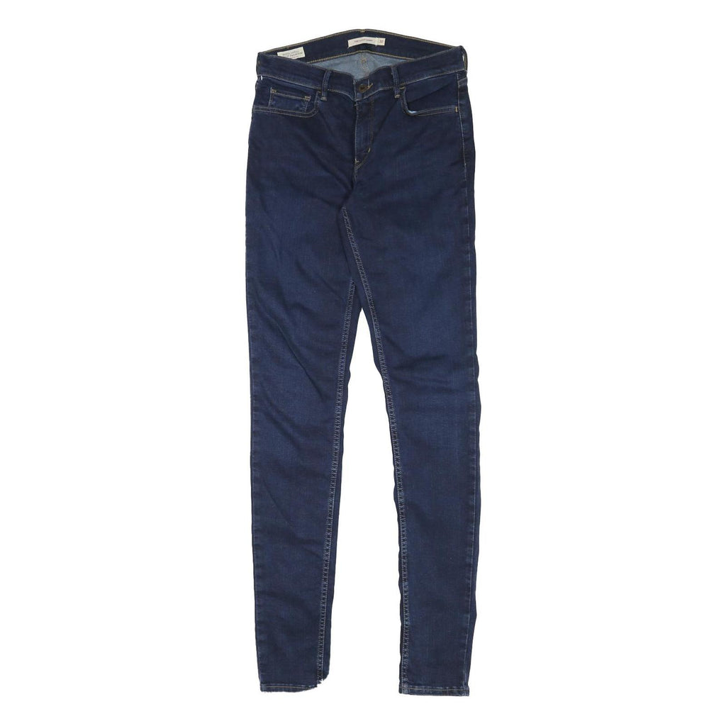 LEVI'S 710 Womens Jeans Blue Slim Skinny Denim Medium W27 L33 Stylish Stretch