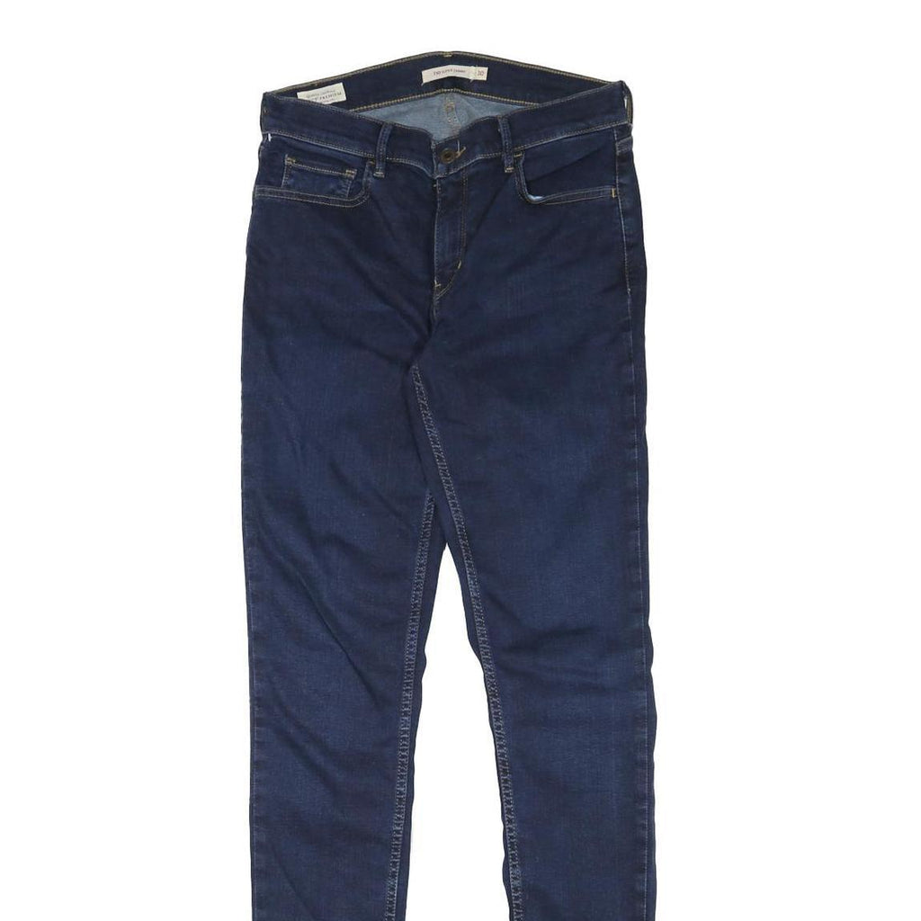 LEVI'S 710 Womens Jeans Blue Slim Skinny Denim Medium W27 L33 Stylish Stretch