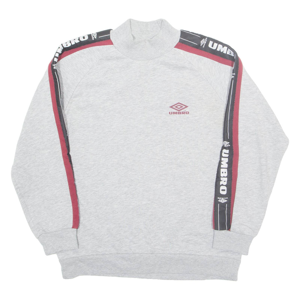 UMBRO Mens Sweatshirt Grey High Neck XS
