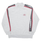 UMBRO Mens Sweatshirt Grey High Neck XS