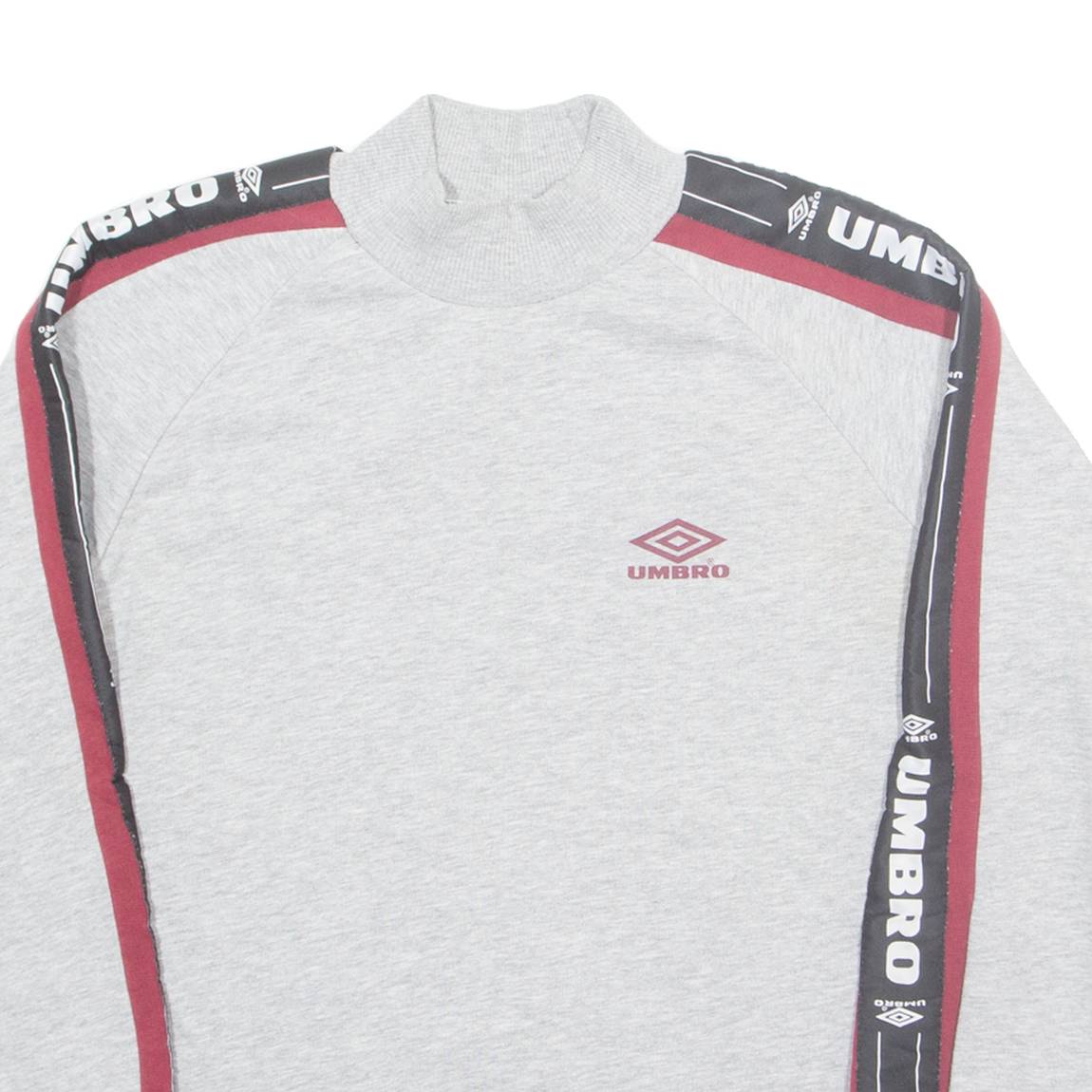 UMBRO Mens Sweatshirt Grey High Neck XS