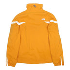 THE NORTH FACE Mens Yellow & White Outdoor Jacket XL Nylon Zip Plain Casual