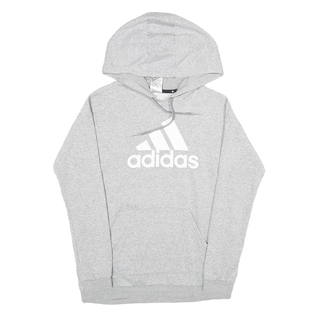 ADIDAS Womens Grey Hoodie XS Cotton Blend Casual Sportswear