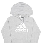 ADIDAS Womens Grey Hoodie XS Cotton Blend Casual Sportswear