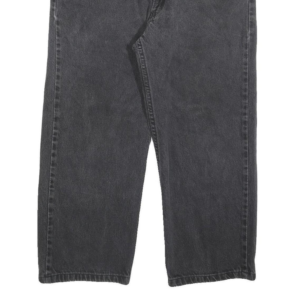 LEVI'S Womens 550 Straight Black Relaxed Straight Denim Medium W34 L24 Relaxed