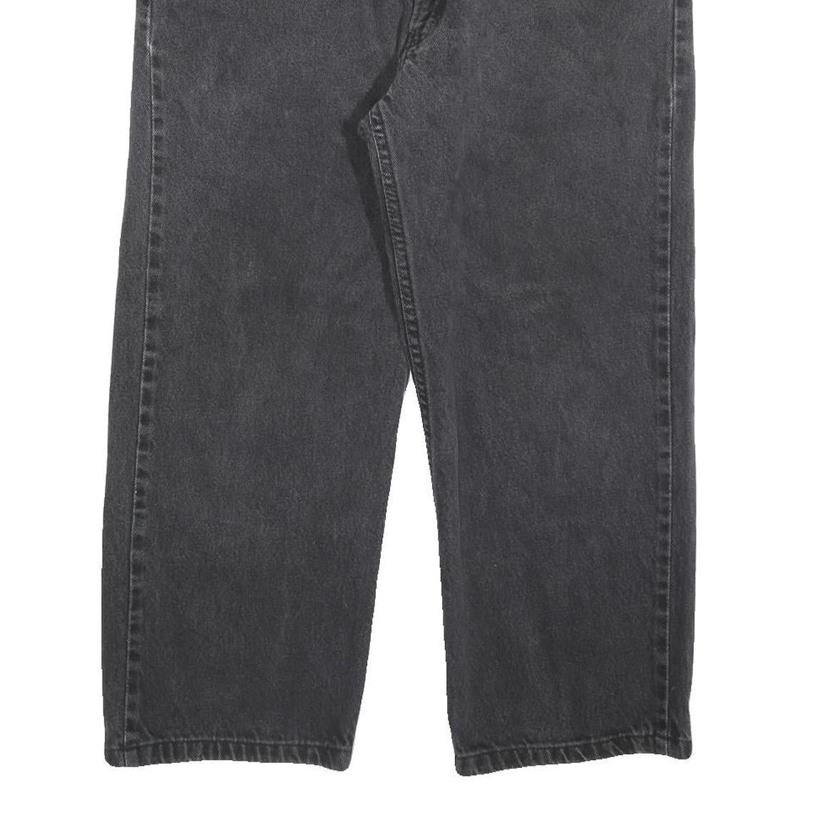 LEVI'S Womens 550 Straight Black Relaxed Straight Denim Medium W34 L24 Relaxed