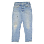 CARHARTT Mens Jeans Blue Slim Tapered Stone Wash W32 L29