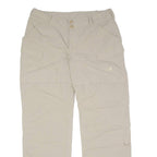 THE NORTH FACE Outdoor 2 in 1 Womens Trousers Beige Regular Straight Nylon W24 L30