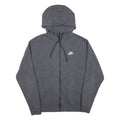 NIKE Mens Grey Hoodie Full Zip S
