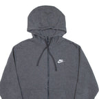 NIKE Mens Grey Hoodie Full Zip S